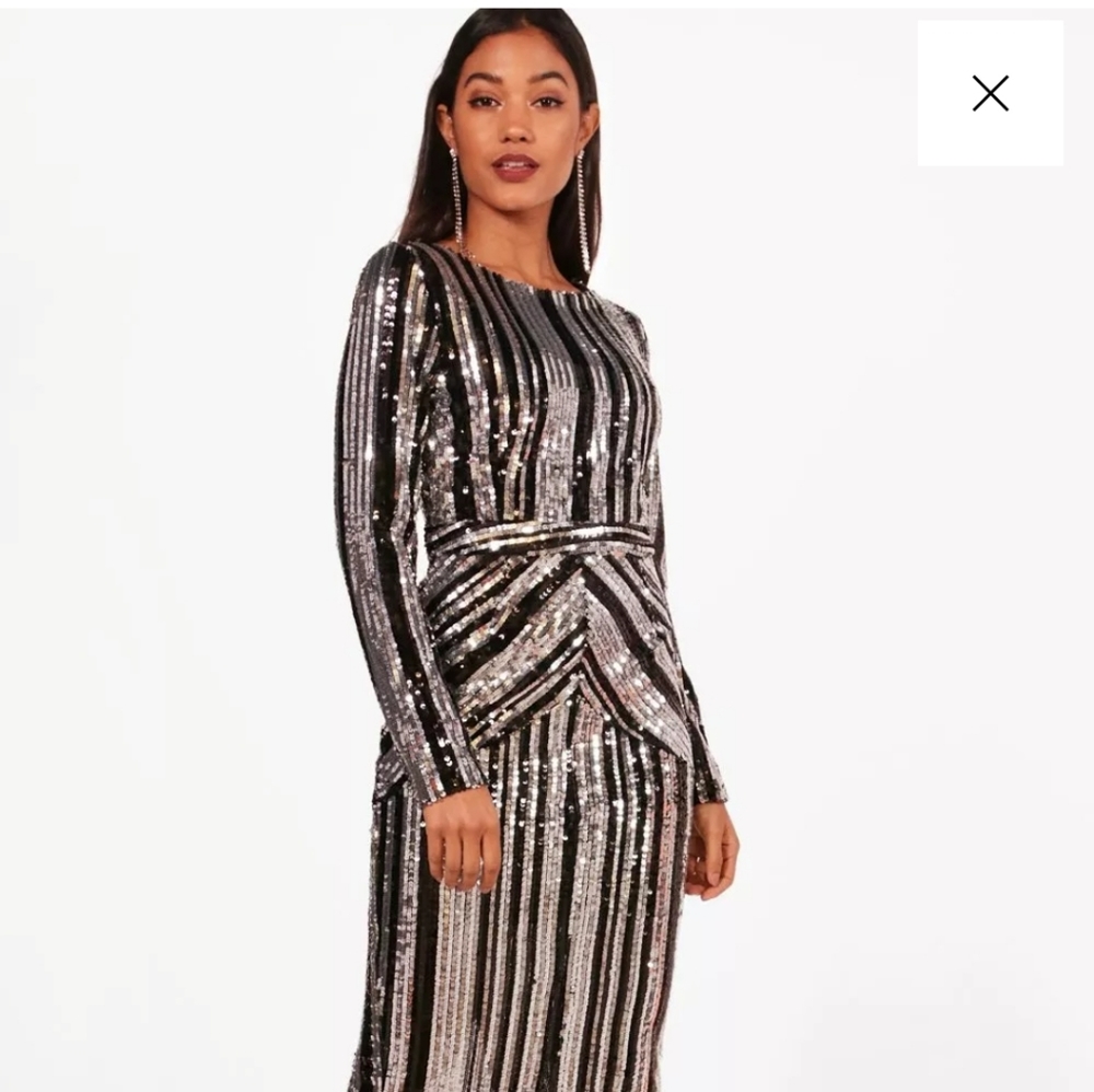 Sequin Midi Dress